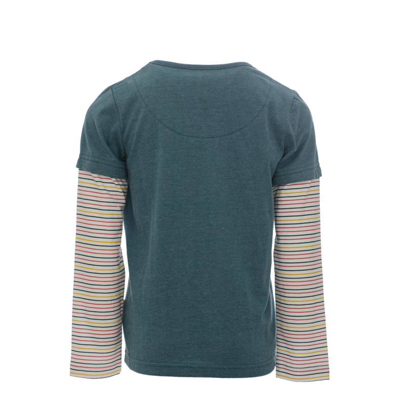 Horseware Girls Double Sleeve Top - Teal-1